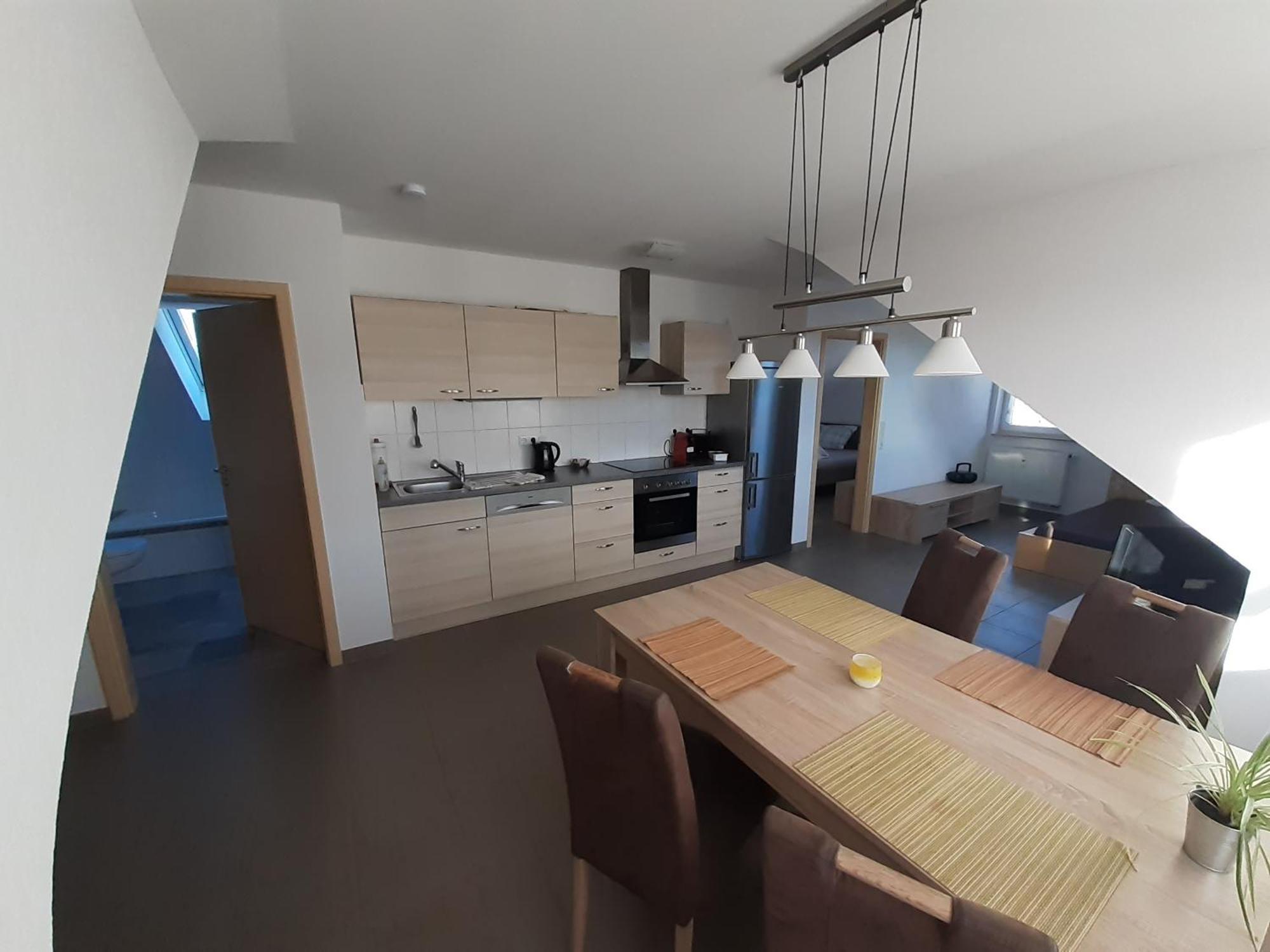 Fewo Steinhohle, Dg 45Qm, 1 Schlafzimmer & 1 Wohn-Esszimmer Mit Bett Sulzbach am Main 外观 照片